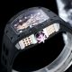 Top replica Richard Mille RM66 Tourbillon Black CarbonTPT Carbon fiber case Men's leather strap (6)_th.jpg